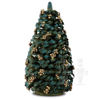 Weihnachtsbaum mit goldenen Kugeln